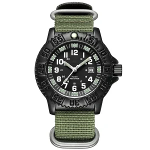 Classic Wrist Watch Men Luminous Hands Dial Analog Display Quartz Movement Alloy Band with Box