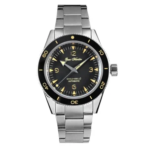Classical Vintage Mechanical Automatic NH35 20atm Sandwich Diver Dome Sapphire Glass Watch Men
