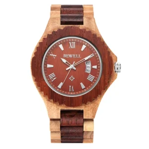 Clearance Sale Handcraft Wooden Men’s Watch, Quartz Gift Watch, Custom Logo Wood Watch for Men