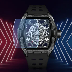 Colorful Stainless Steel Automatic Mechanical Watch for Men Hollow Out RM Watch