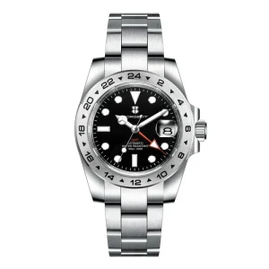 Corgeut 3A High Quality Luxury Men’s Mechanical Watch 39mm Sapphire Glass Luminous Diver Automatic NH35 Stainless Steel Factory