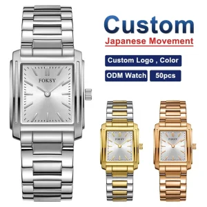 Create Your Own Watch Brand With Oem Logo Watches Montre Femme Stainless Steel Back Water Resistant Watch for Women