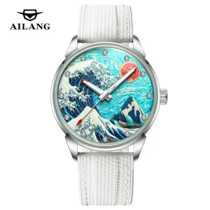 Creative Design Luxury Men’s Mechanical Watch Japan Fully Automatic Movement Waterproof Custom Logo
