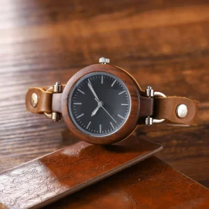 Cross Border Women’s Watches Niche Retro Wristwatch Supplier Retro Style Wooden Watches