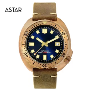 Custom 20atm Retro Bronze Diving Diver Sapphire Japan NH35 Mechanical Automatic Movt Watch