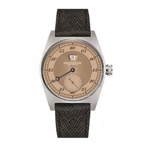 Custom 36 38MM Retro Business Mechanical Watch with Stainless Steel Case Single Hand Watch Salmon Unisex Automatic Watches