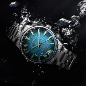 Custom Accept Luxury Mechanical Watch Blue Luminous Automatic Watch for Men