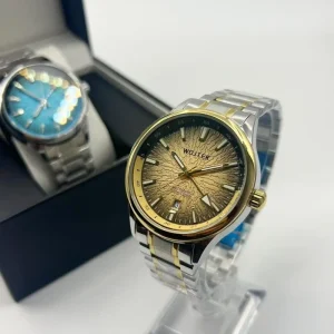 Custom Accepted Luxury Automatic Wrist Watch Date Function Blast Cracks Design Mechanical Watch