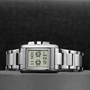 Custom Auto Qibla Back Light Hijri Calendar Al Fajr Muslim Prayer Time Azan Watch