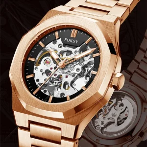 Custom Brand Automatic Mechanical Horloge Wrist Luxury Man Watch