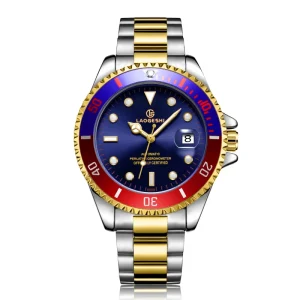 Custom Brand Logo Luxury Waterproof Luminous Stainless Steel Automatic Mechanical Diver Diving Watch for Men