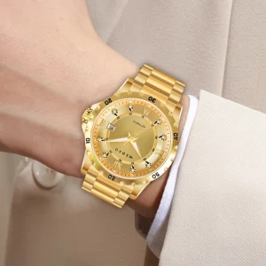 Custom Design Men’s Automatic Mechanical Watches Fashion Luxury Business with Luminous Surface Hands Waterproof Watch
