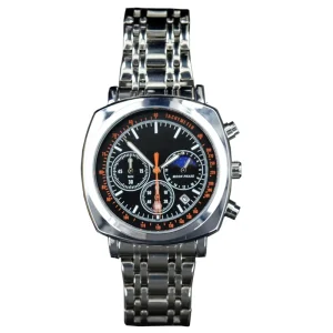 Custom Designer Watch for Men Steel Multifunctional Waterproof Luminous Chronograph