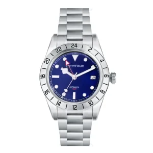 Custom Factory Luxury Stainless Steel Blue Dial Business Watch Waterproof Role Watch Men Mechanical Watch Gift