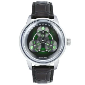 Custom Factory Men’s Hollow Out Mechanical Wrist Watch Skeleton Movement Leather Strap Mechanical Watch