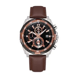 Custom Fashion Luxury Chronograph Watches for Men Waterproof Alloy Case Watch for Men