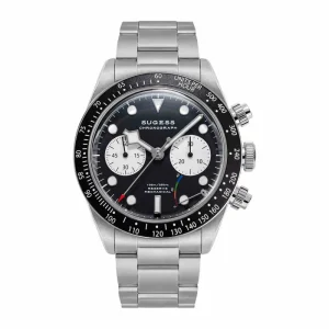 Custom High Quality Dome Sapphire Glass Dress Mechanical Chronograph Hand Winding Watch