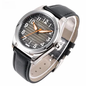 Custom High-Quality Luxury Automatic Mechanical 316L Stainless Steel Digital Function Watch for Men