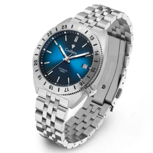 Custom High Quality Men’s Sport Stainless Steel Watch with Seiko Mechanical Movement Waterproof Luxury Design