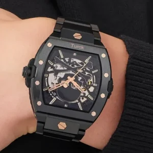 Custom High-quality Men’s Luxury Business Sports Ceramic Case 44mm Chronograph Mechanical Automatic Movement Watch