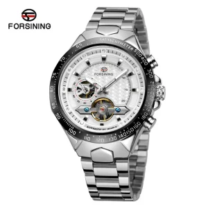 Custom Hollowed out Automatic Mechanical Stainless Steel Coin Watch Business Fashion Trend Exquisite Luxury Unisex