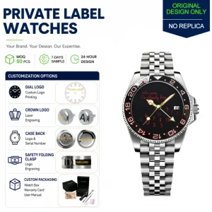 Custom Improved Who Cares I’m Already Late Japan NH34 Movement Stainless Steel Mechanical Watches for Men