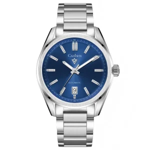 Custom Japanese NH35 Mechanical Stainless Steel High Quality Fashion Men’s Business Watch Power Reserve for Teenager 100m Water