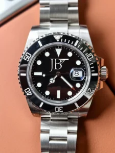Custom Logo Arabic Dial Ultra Thin Black Luxury Men’s Watch Stainless Steel Water Resistant Quartz Movement