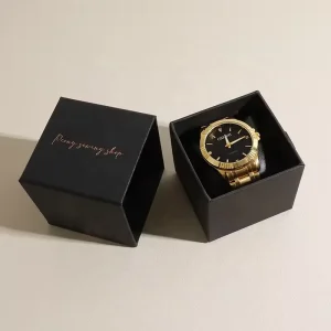 Custom Logo Drawer Cardboard Paper Jewelry Storage Packaging Watch Box Pillow Lining Watch Gift Bracelet Bangle Packaging Box