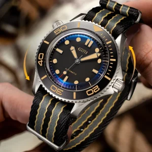 Custom Logo Glass Watch Case Watch Mirror Hollow Out Mechanical Automatic Watch