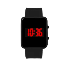 Custom Logo LED Dustproof Silicone Sports Electronic Man Digital Watches for Women and Men Chinese Digital Watches