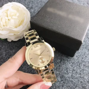 Custom Logo Luxury Quartz Watch Women Elegant Diamond Dial Metal Alloy Band Wristwatch Casual Ladies Watch