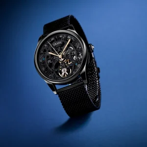 Watches for Men Automatic Hollow Tourbillon Luxury Classic Stainless Steel Skeleton Mechanical Watch