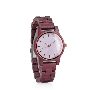Custom Logo Luxury Wood Watch for Women Lady