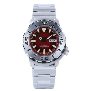 Custom Logo Mechanical Automatic Monster 30atm Diver All 316L Stainless Steel Men Watch