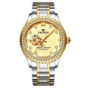 Custom Logo Mechanical Movement Men’s Watches Waterproof Stainless Steel Tourbillon Men’s Wrist Watch