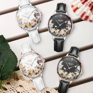 Custom Logo Quartz Women Watch Factory Fashion Casual Dress High Quality Waterproof Ladies Wristwatch