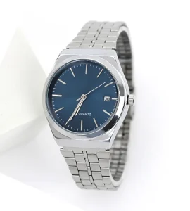 Custom Logo Retro Stainless Steel Women Men Calendar Wristwatches Vintage Round Quartz Movement Waterproof Watch