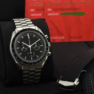 Custom Logo Watch Men Waterproof Luminous Moon Stainless Steel Chronograph
