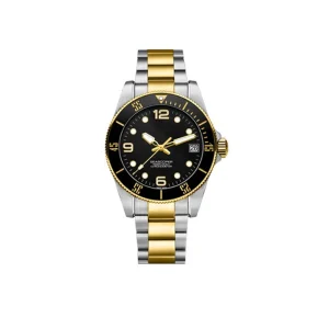 Custom Luxury Automatic Mechanical Watch Stainless Steel Nylon Rubber Band Waterproof Wristwatch for Men