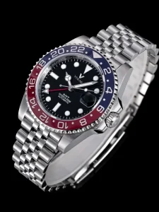 Custom Luxury Business Super Luminous Diver Stainless Steel Mechanical Watch Crystal 20mm 5BAR Water Resistance NH35 Movement