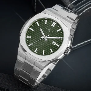 Custom Luxury Quartz Watch Minimalistic Stainless Steel Sports Watch for Men Waterproof
