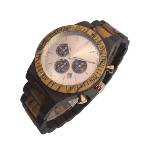 Custom Luxury Quartz Wooden Watches for Men and Women