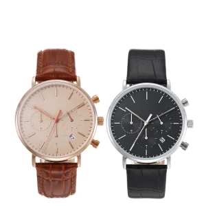Custom Luxury Stainless Steel Alloy Automatic Watch Dial OEM Manufacturer Unisex Butterfly Clasp Pointer Dial
