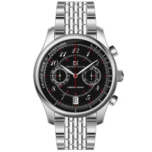 Custom Men’s Chronograph Watches Japan Quartz Stainless Steel Watch