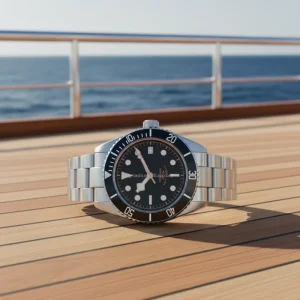 Custom Men’s Luxury Automatic Stainless Steel Sport Diver Watch Luminous Hands 41mm Sapphire Crystal