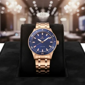 Custom Men’s Stainless Steel Geneva Quartz Watch OEM ODM Wristwatch with Factory Price
