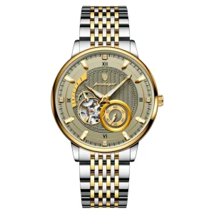 Custom OEM Luxury Men’s Automatic Mechanical Watch Stainless Steel 30M Water Resistant Business High End Watch Factory