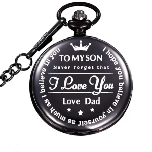 Custom Pattern Classical Old Pocket Watch Antique Fully Automatic Pocket Watch Mechanical Smart Pocket Watch