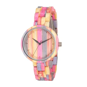 Custom Private Label Women Bamboo Wood Watch Fast Shipping